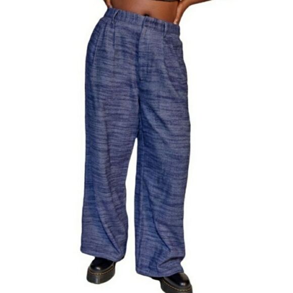 UO Herringbone Wide Leg Pants Sz XS - Picture 1 of 9